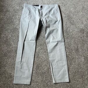 Armani Exchange Light Gray Chinos